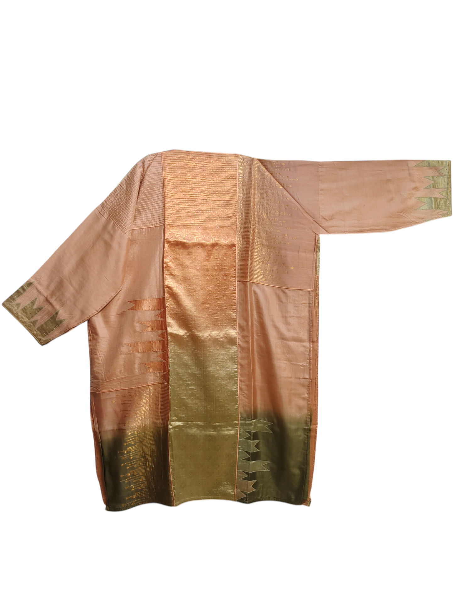 Semi Stitched Formal chanderi Suitset