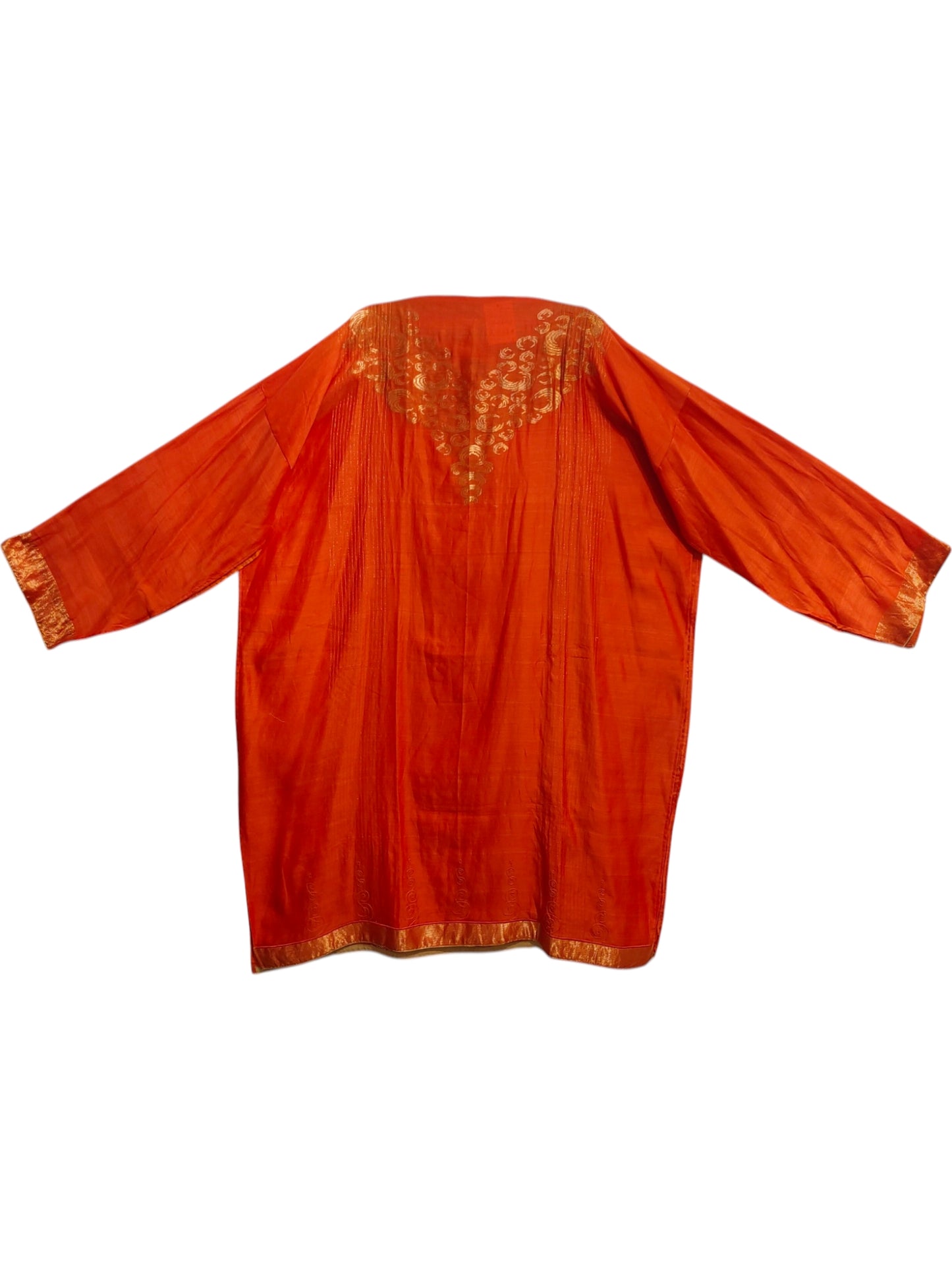 Semi Stitched Chanderi Formal Suitset