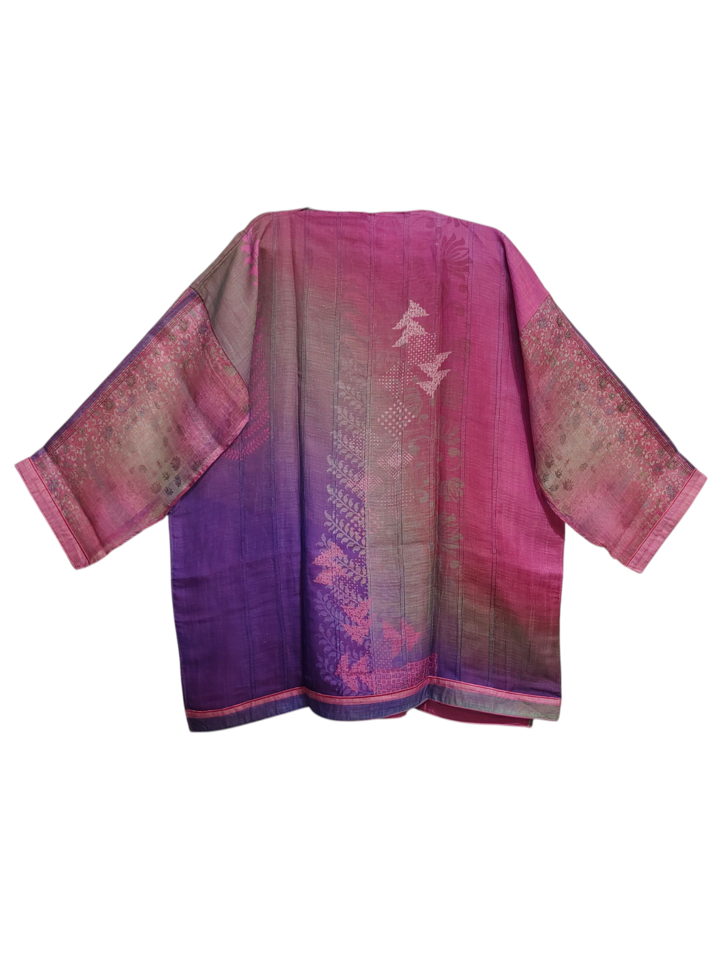 Semi Stitched linen kota silk Digital Printed Short Tunic
