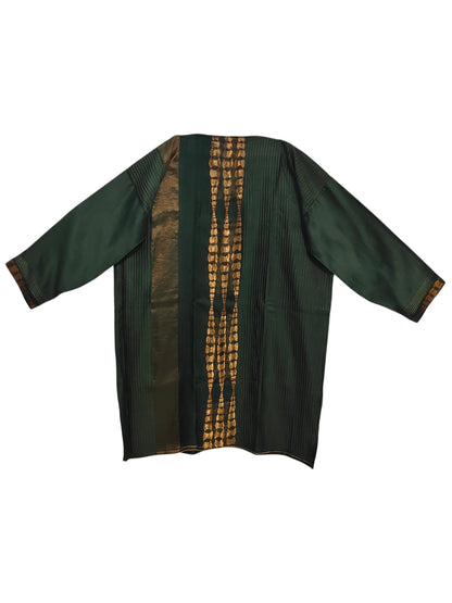 Semi Stitched Chanderi Formal Suitset