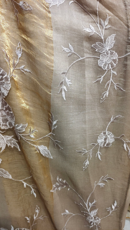 Indowestern chanderi formal coordset