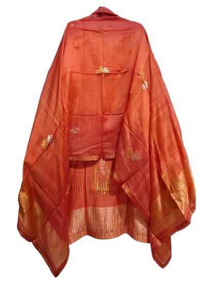 Semi Stitched Formal Chanderi Suitset