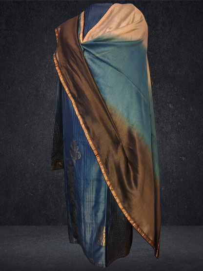 Semi Stitched Formal chanderi Suitset