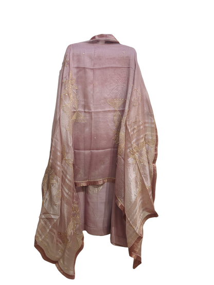 Semi Stitched Formal Chanderi Suitset