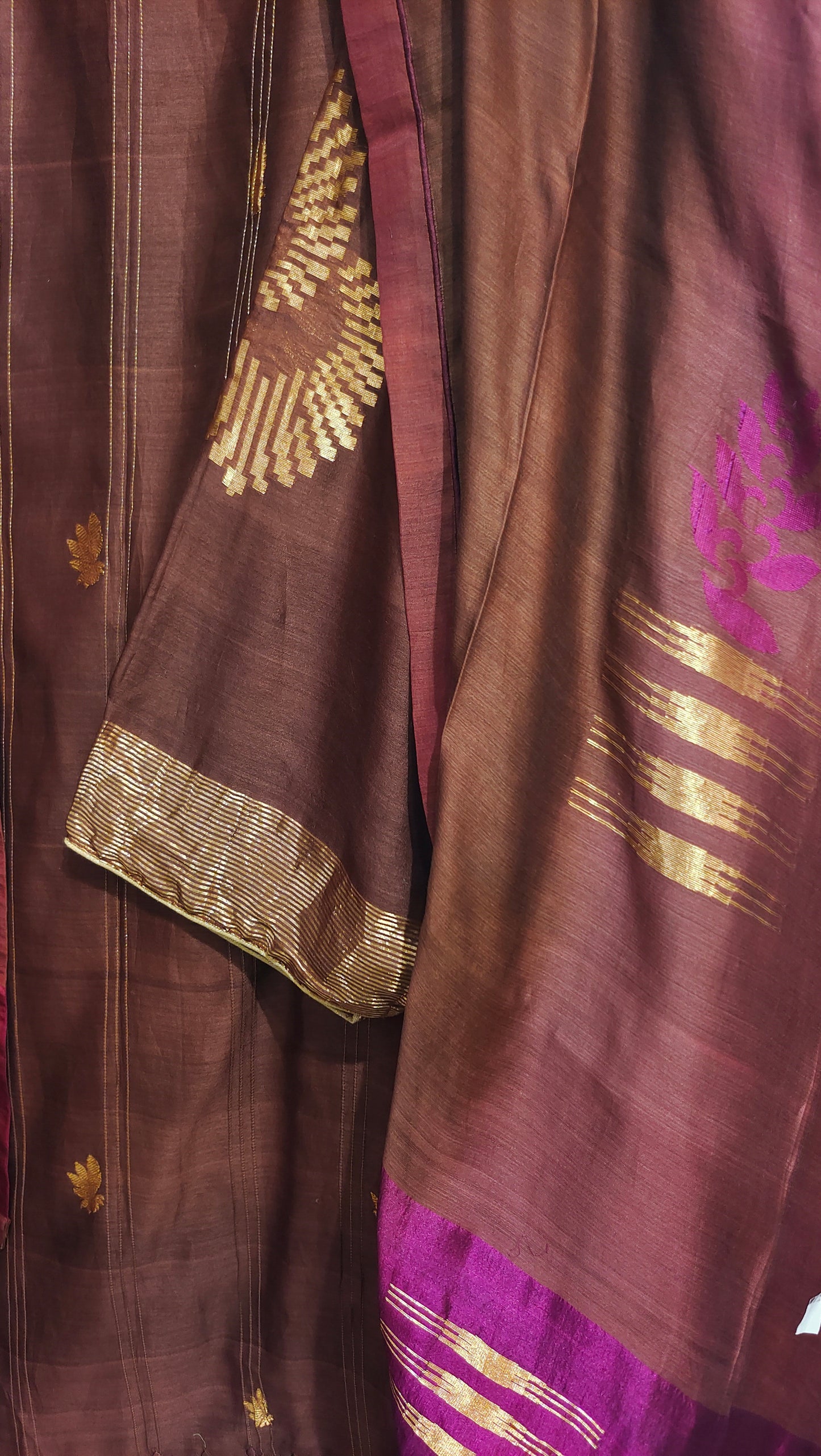 Semi Stitched Chanderi Formal Suitset