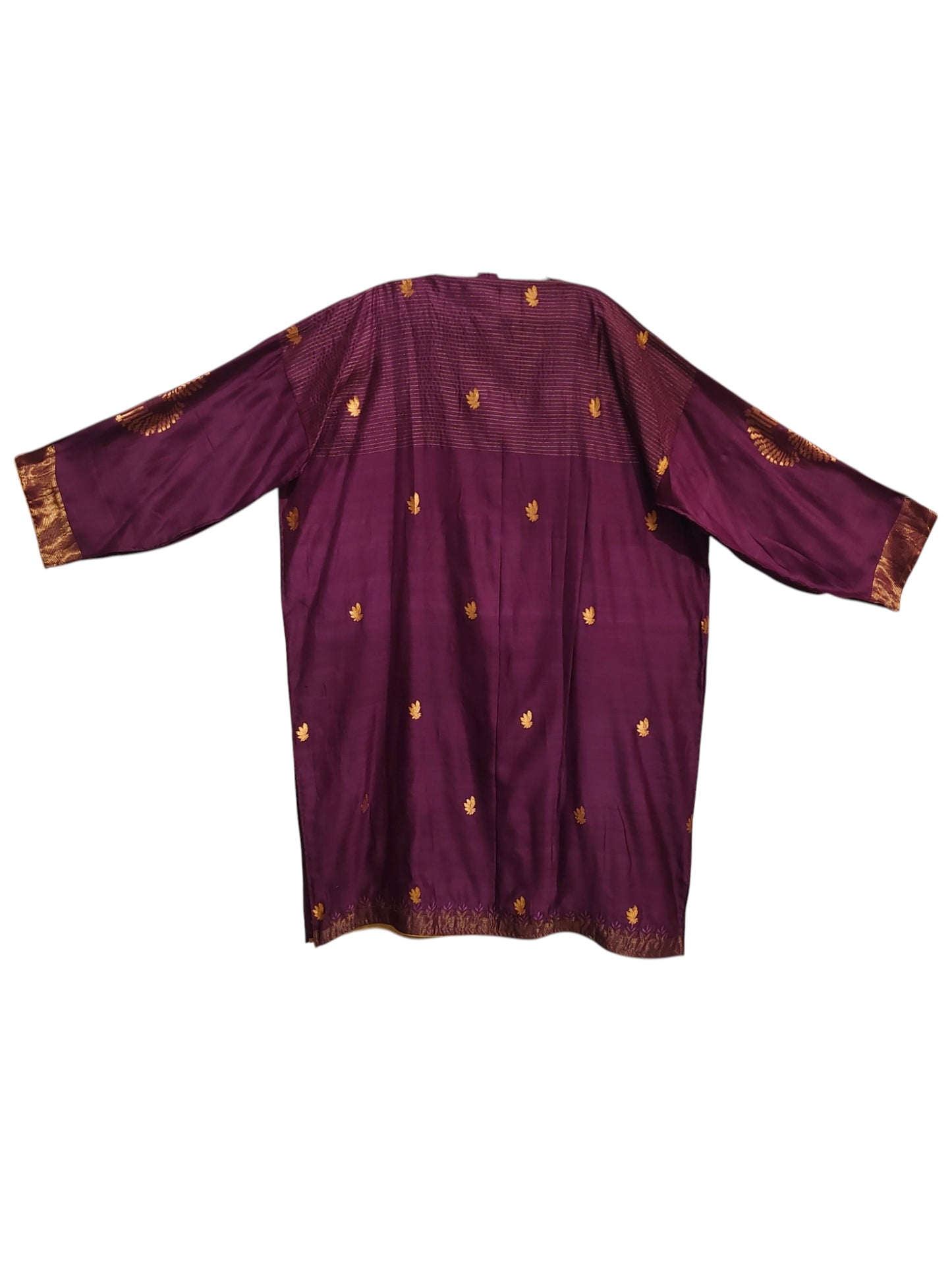 Semi Stitched Chanderi Formal Suitset