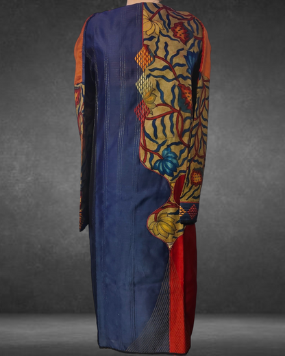 Semi Stitched Formal Chanderi Suit Set VISHAL KAPUR