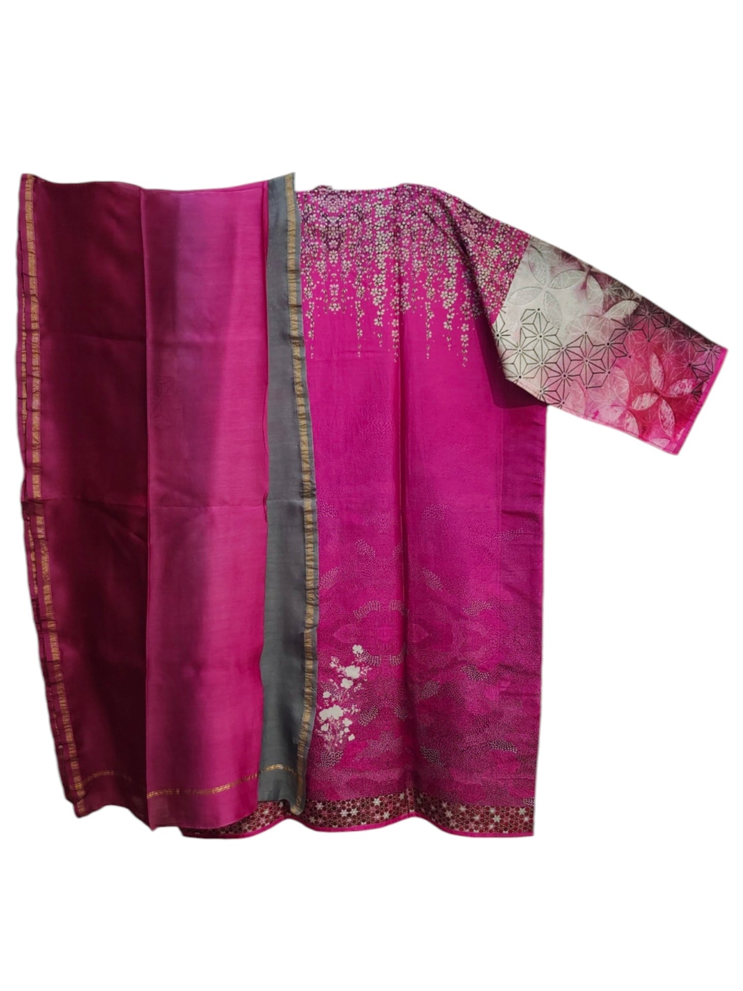 Semi Stitched Chanderi Casual Suitset VISHAL KAPUR
