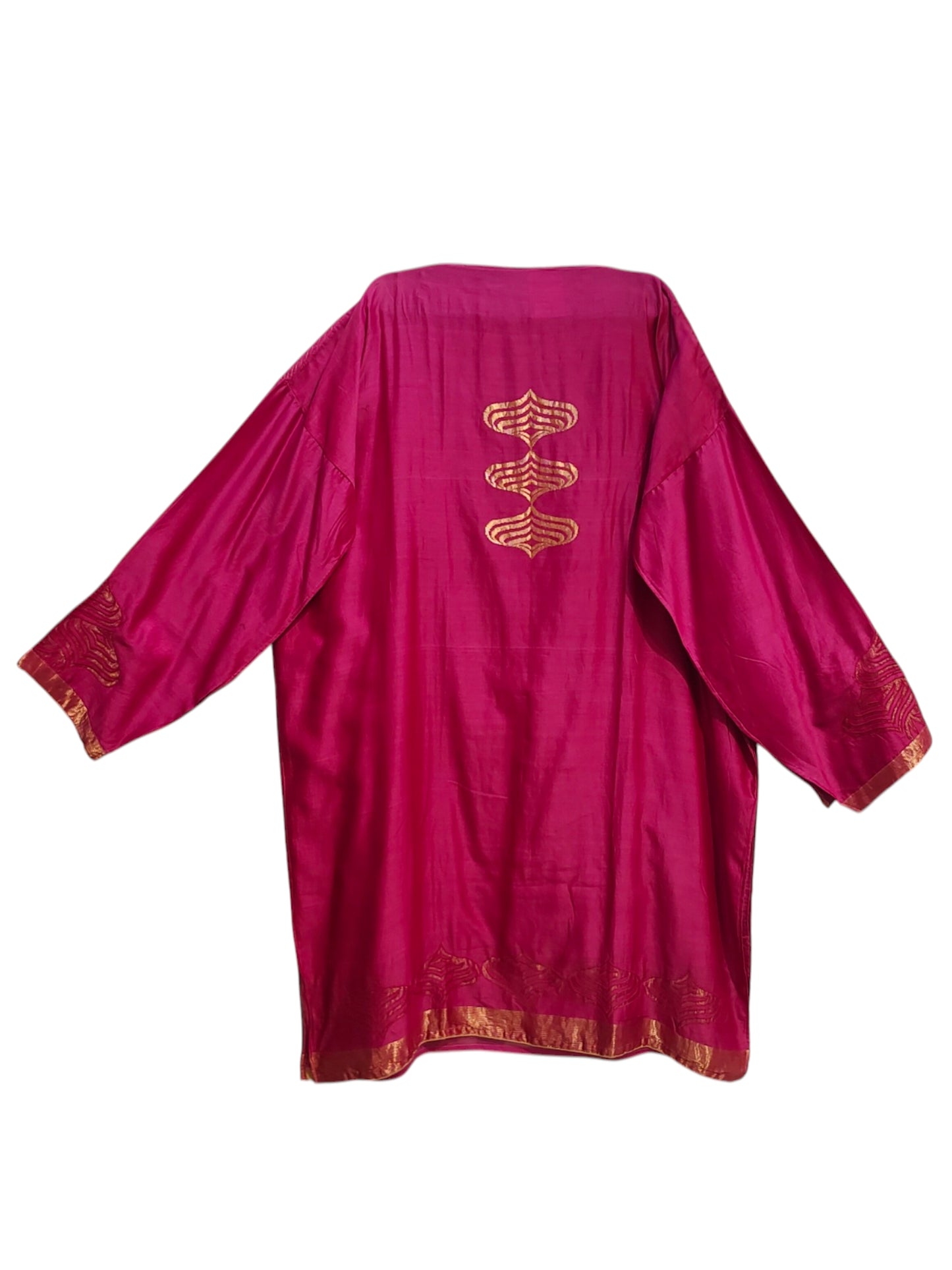 Semi Stitched Chanderi Formal Suitset