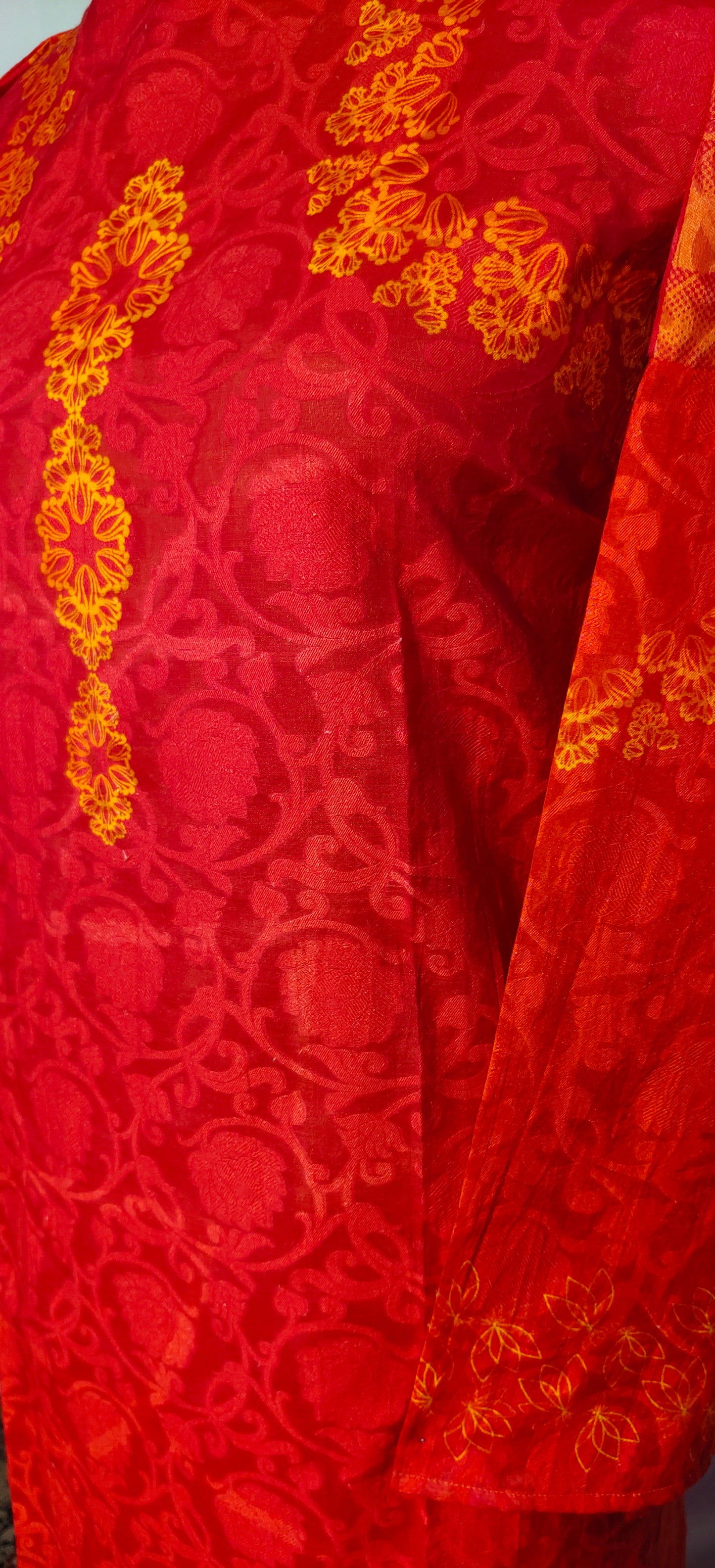 Semi Stitched Chanderi Kurta VISHAL KAPUR