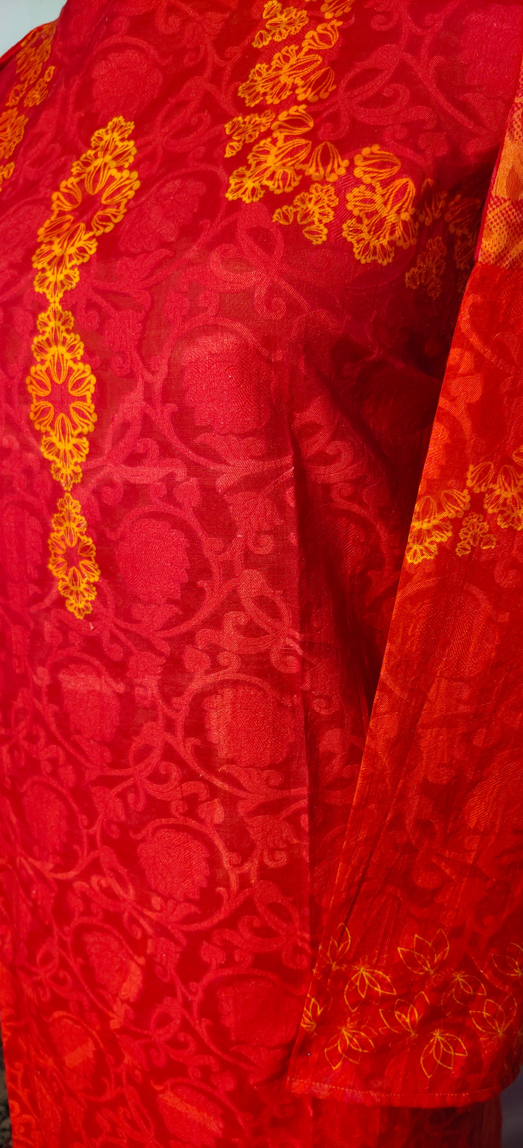 Semi Stitched Chanderi Kurta VISHAL KAPUR