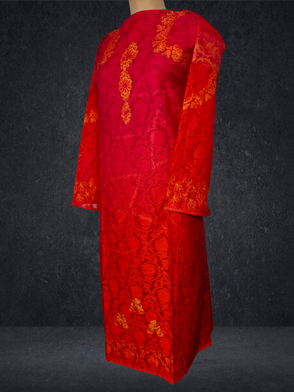 Semi Stitched Chanderi Kurta VISHAL KAPUR