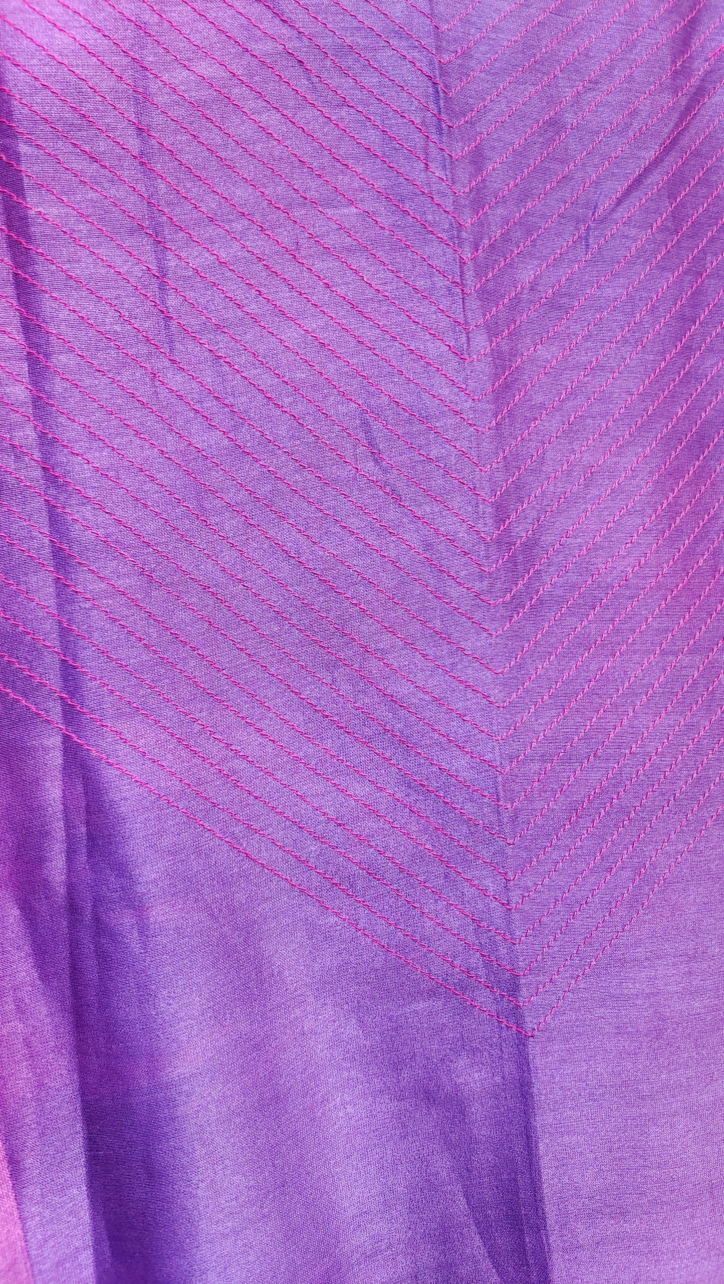 Semi Stitched Casual Chanderi dress set