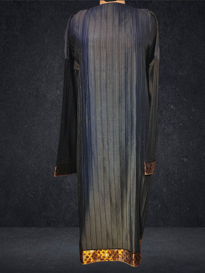 Semi Stitched Formal chanderi Suitset