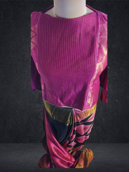 Formal Chanderi Zari Woven Saree