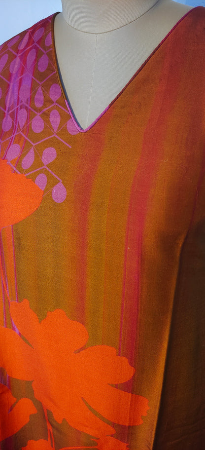 Stitched Chanderi Long Dress