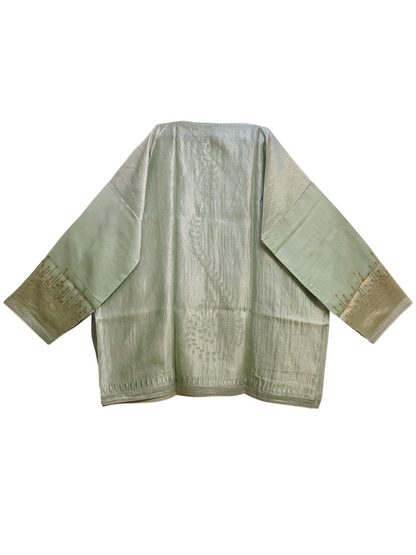 Semi Stitched tissue cutwork applique Short Tunic