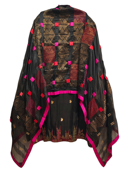 Semi Stitched Formal Chanderi Suitset