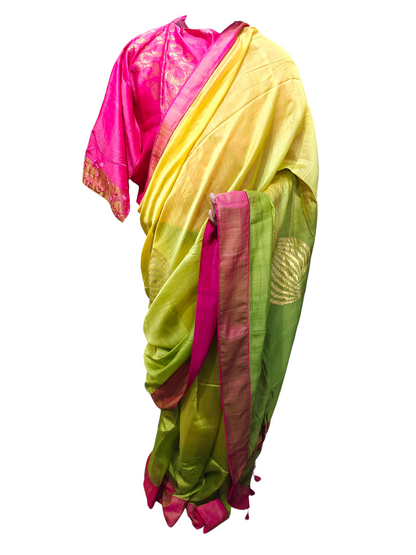 Formal Chanderi Zari Woven Saree