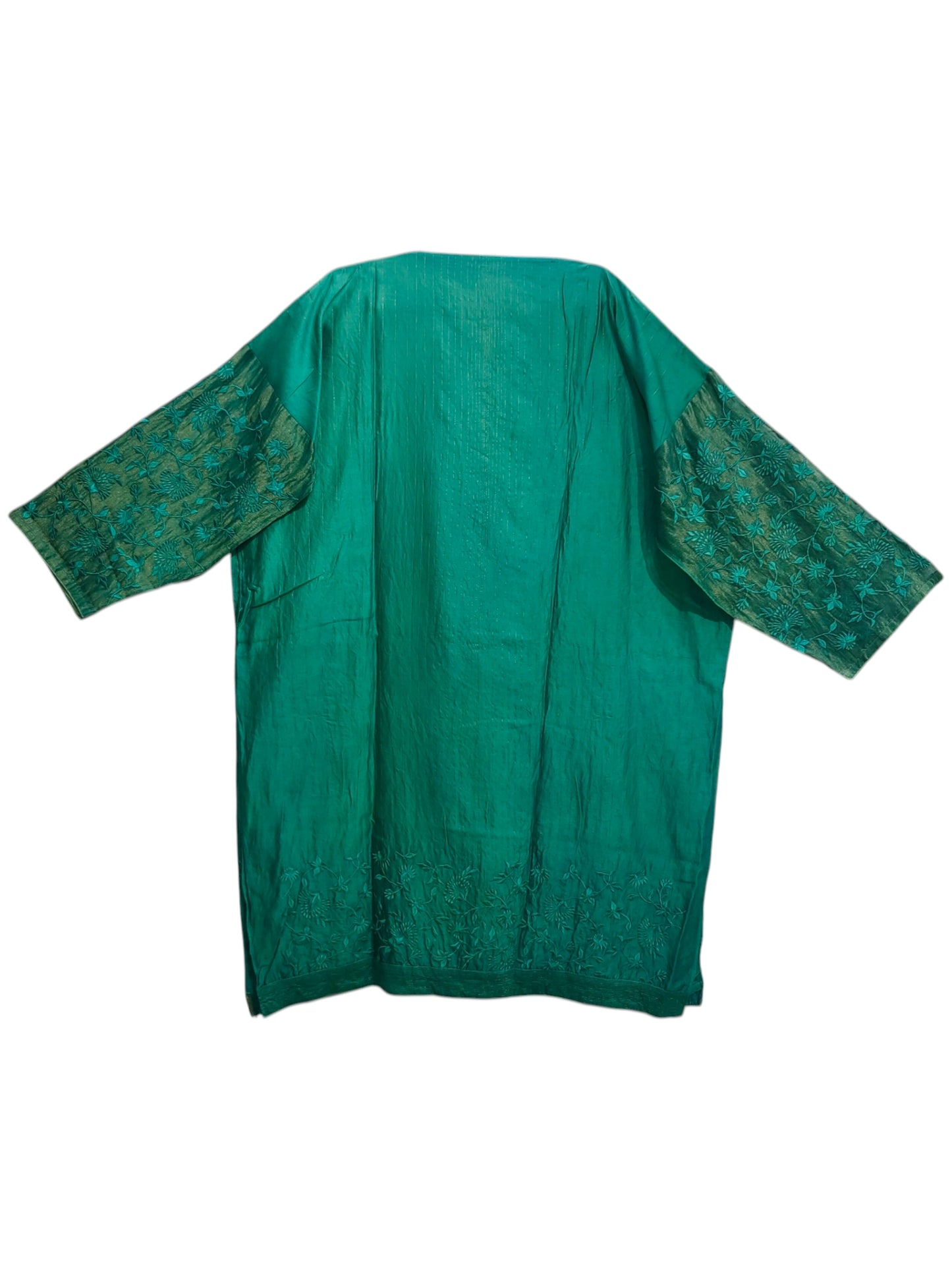 Semi Stitched Chanderi Formal Suitset