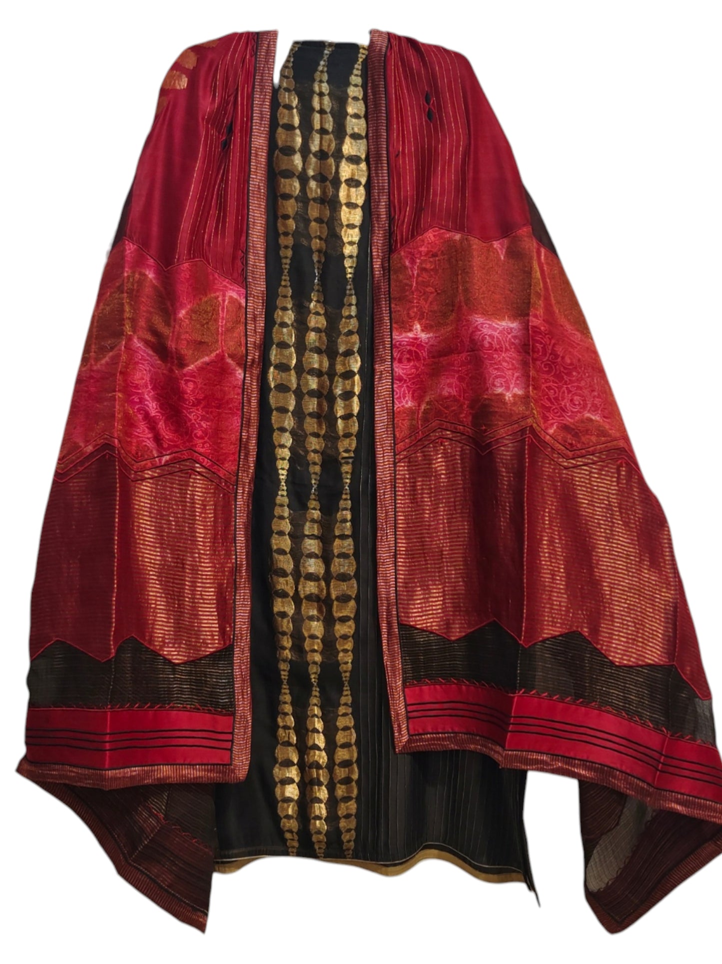 Semi Stitched Chanderi Formal Suitset