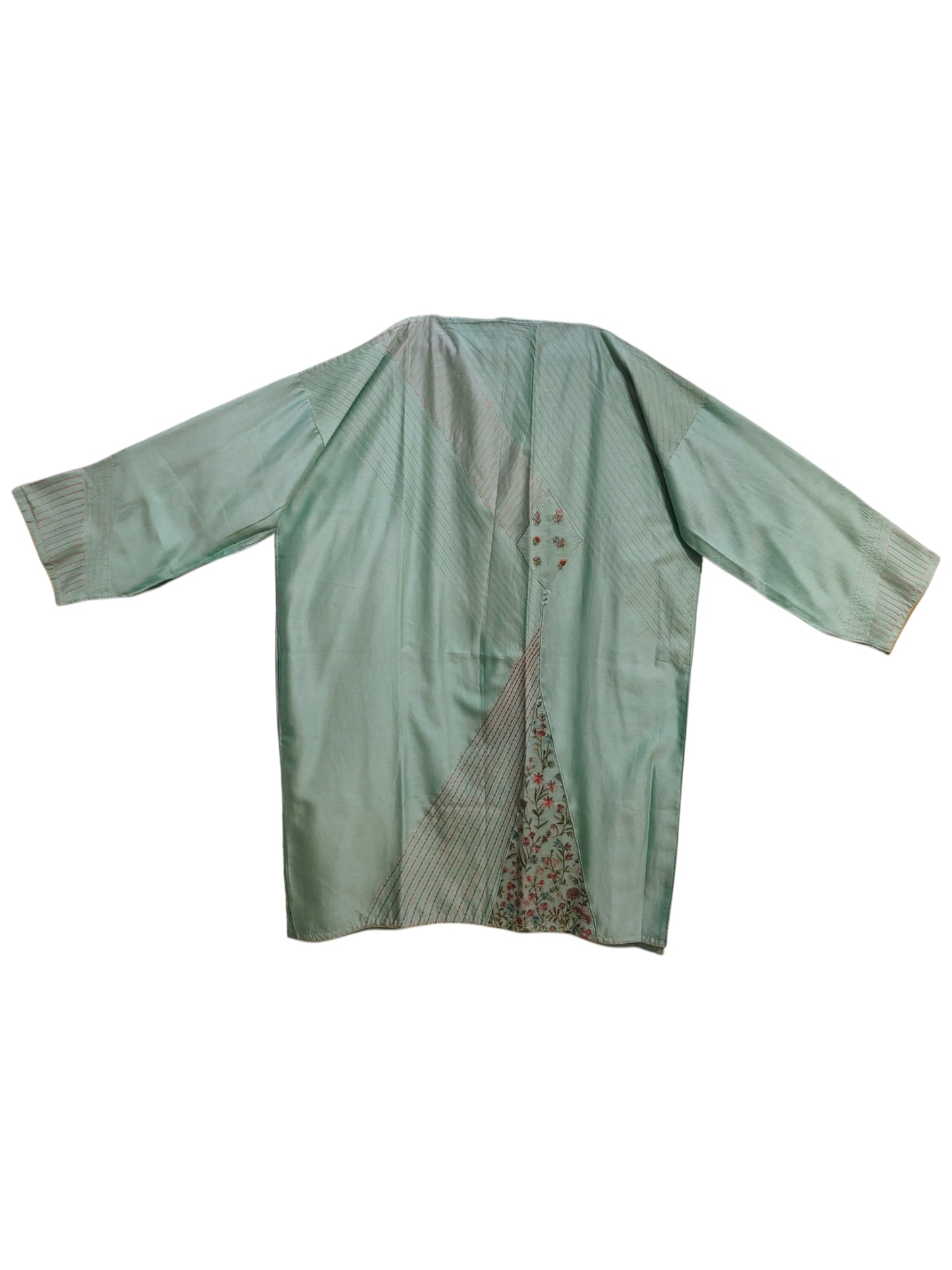 Semi Stitched Chanderi Formal Suitset