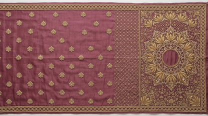 Formal Pure Silk embroidered Saree