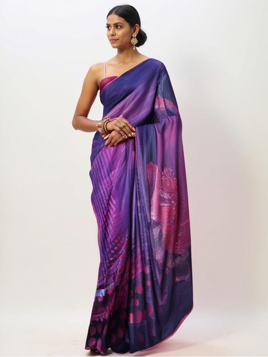 Casual Digital Printed Saree