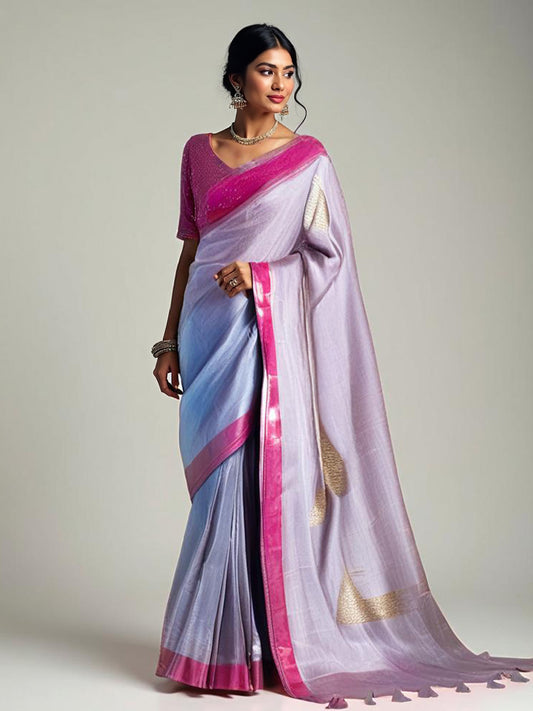 Formal Chanderi Zari Woven Saree