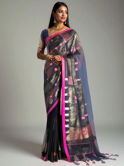 Formal Chanderi Zariwoven Saree