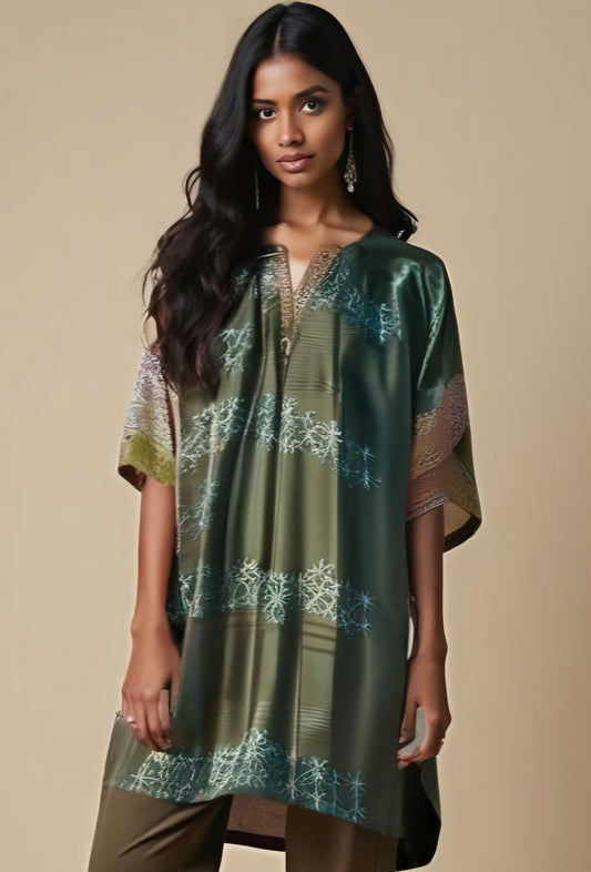 Stitched Digital Printed Short Tunic