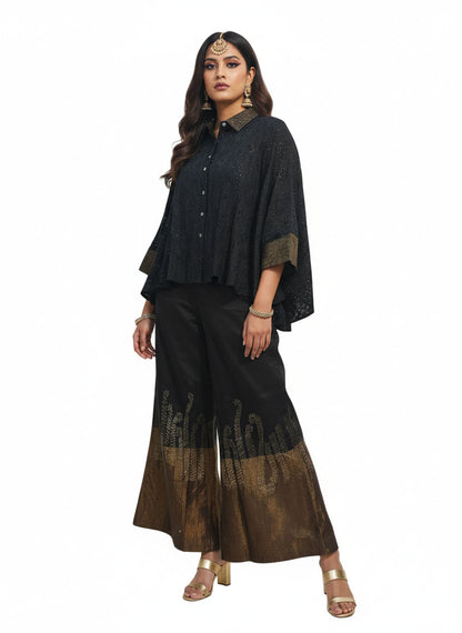 Indowestern chanderi formal coordset