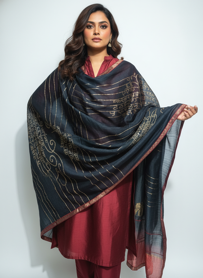 Formal chanderi Dupatta