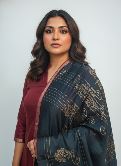 Formal chanderi Dupatta