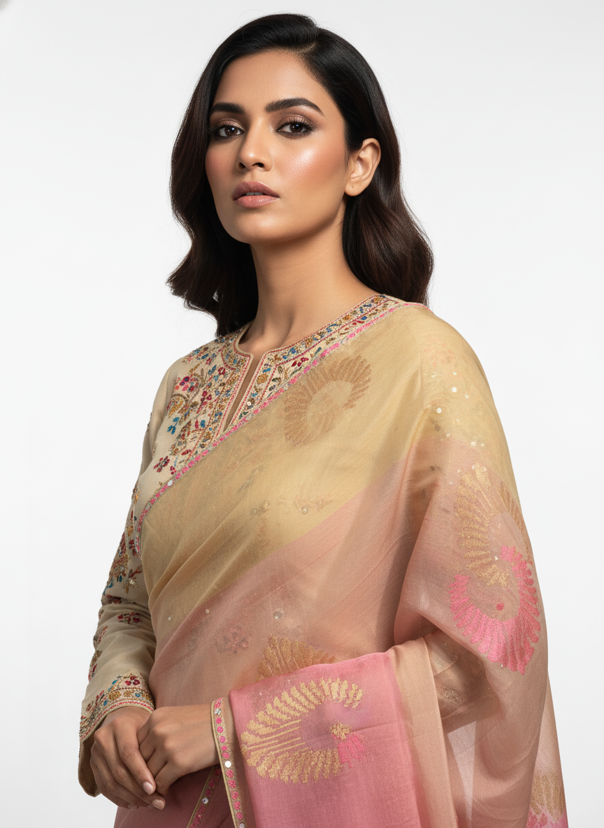 Formal chanderi Dupatta