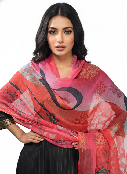 Semi Stitched Chanderi Casual Suitset