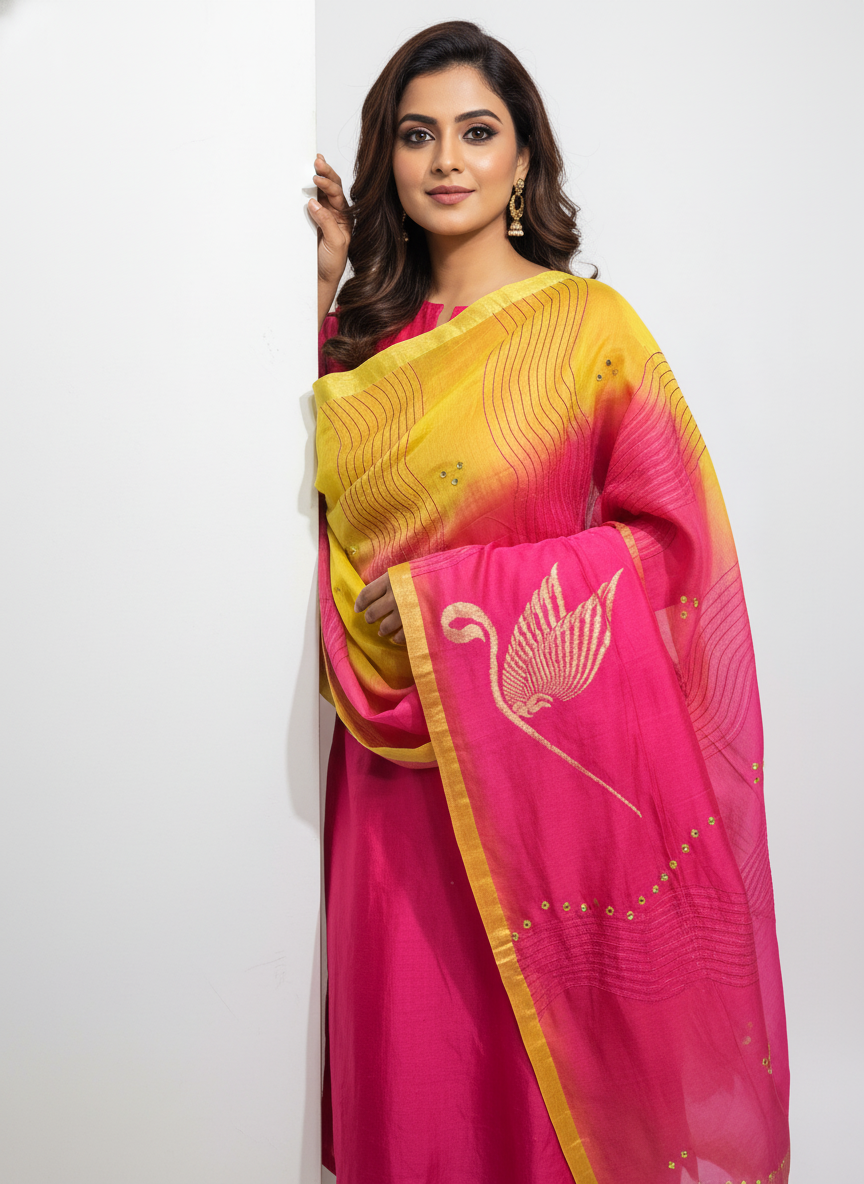 Formal chanderi Dupatta