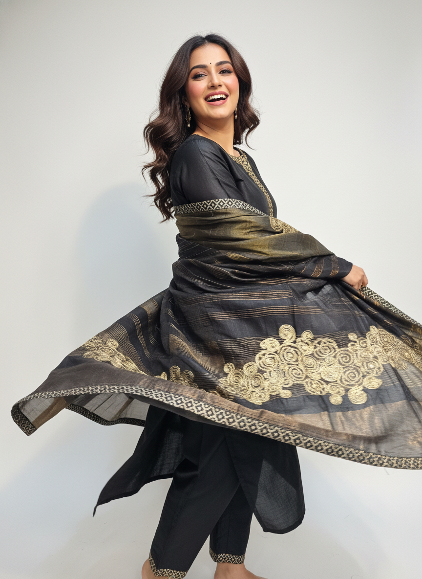 Formal chanderi Dupatta