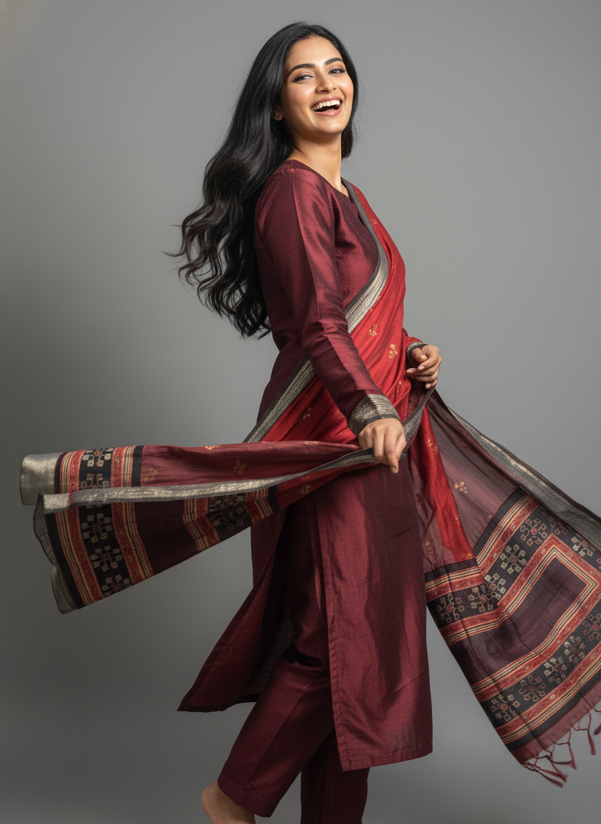 Formal chanderi Dupatta