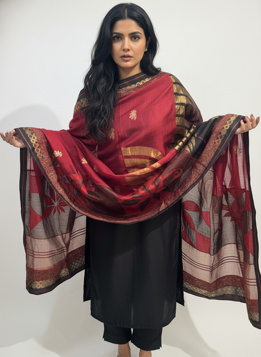 Formal chanderi Dupatta