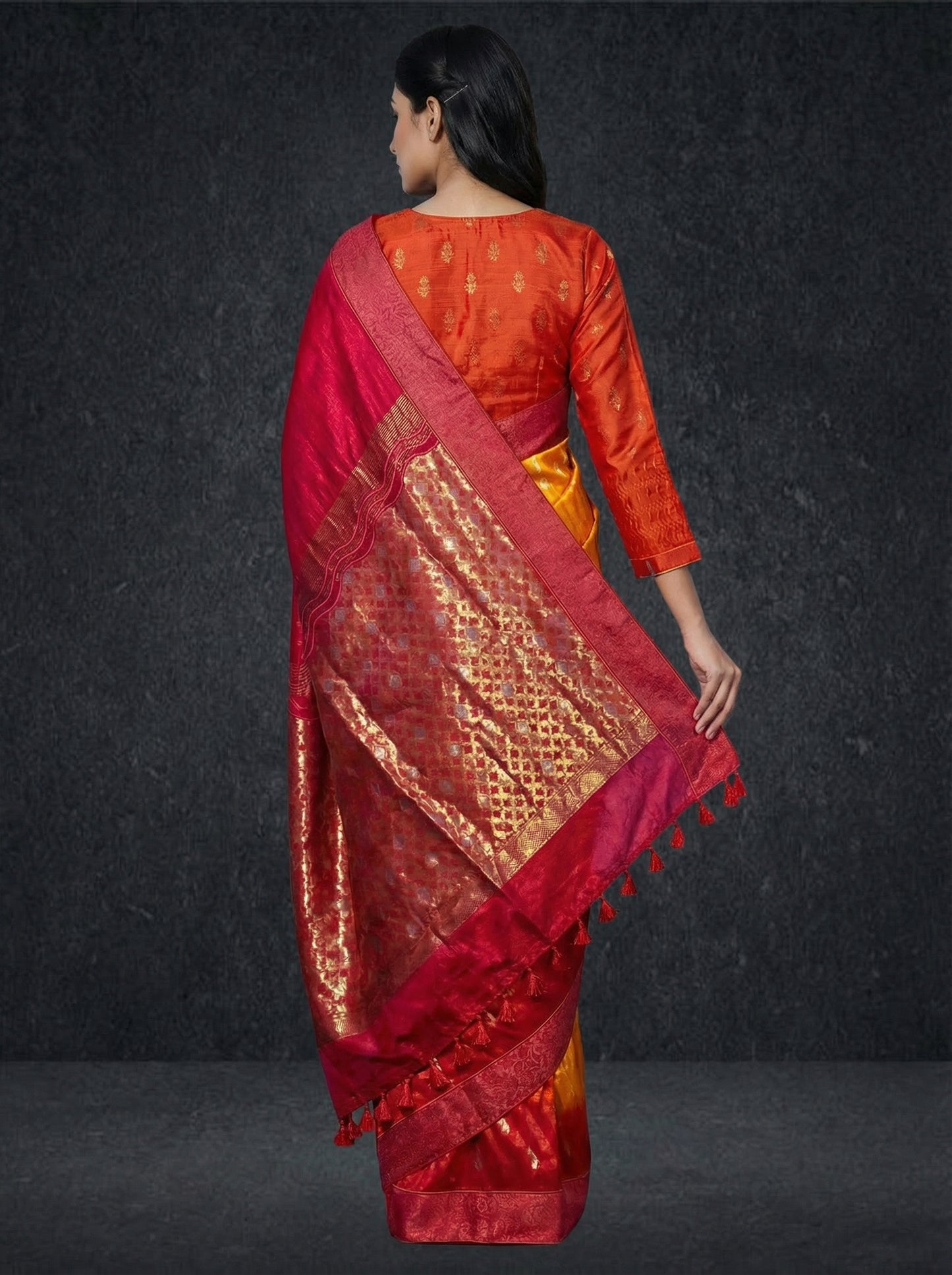 Formal Chanderi Zari Woven Saree