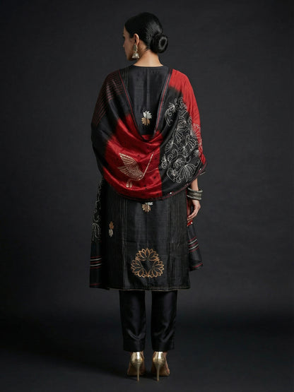 Semi Stitched Formal Chanderi Suitset