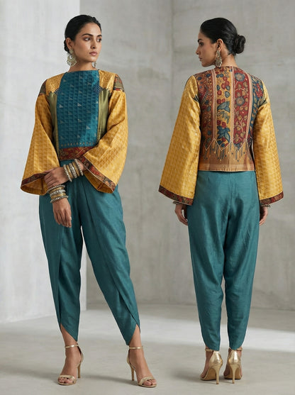 Stitched Chanderi Ɓlouse