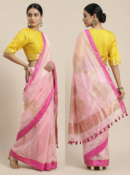 Formal Chanderi Zari Woven Saree