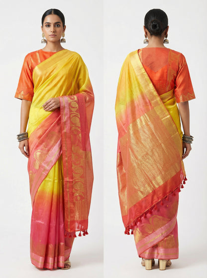 Formal Silk Chanderi saree