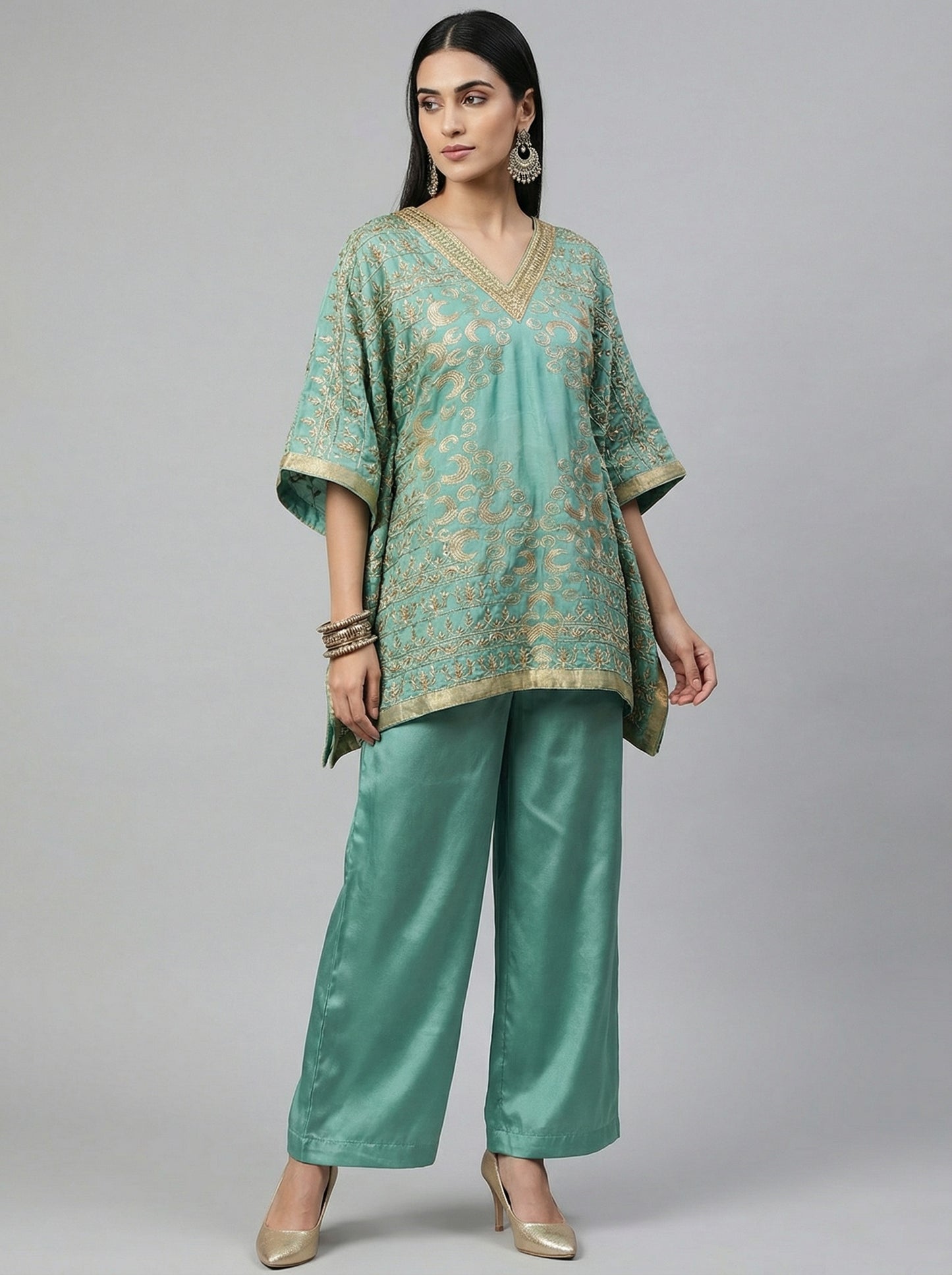 Indowestern Formal kaftan coordset