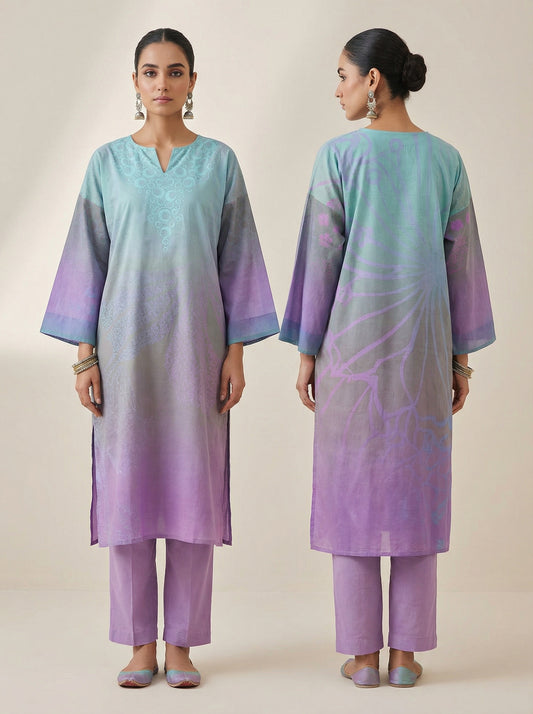 Semi Stitched Cotton Lawn kurta