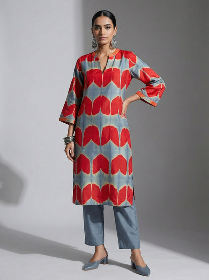 Stitched Chanderi Kurta