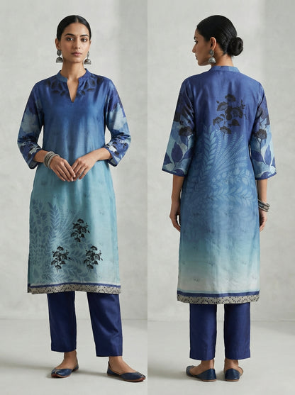 Stitched Casual Chanderi Kurta