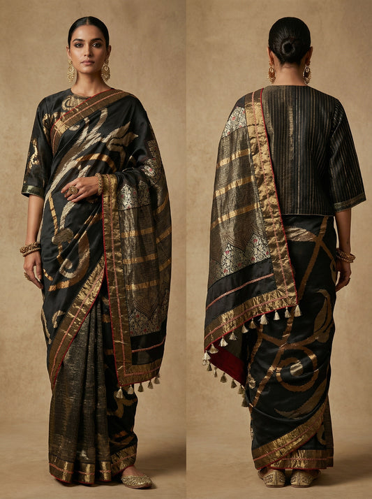 Formal Chanderi Zari Woven Saree